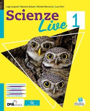 Copertina Scienze Live Edizione Curric.-Vol 1+Easy Ebook+Ebook+Diario+Agenda Sosten.