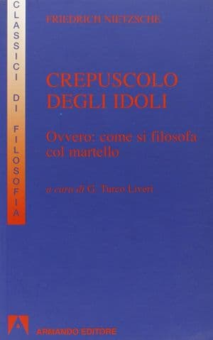 Copertina Crepuscolo Degli Idoli