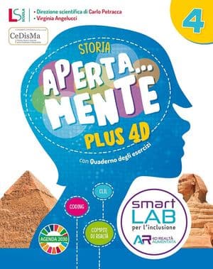 Copertina Aperta... Mente Plus 4D 4 Storia E Geografia