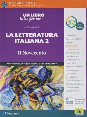 Copertina Un Libro Tutto Per Me - Letteratura Del '900 Edizione Light