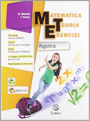 Copertina Matematica Teoria Esercizi Algebra+Il Mio Quaderno Invalsi 3