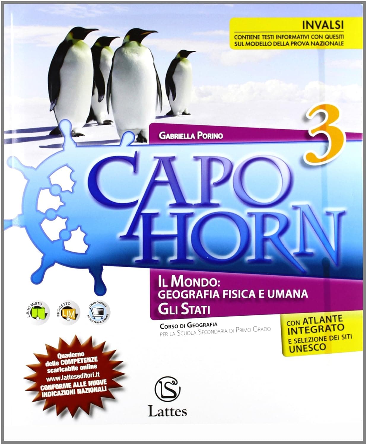 Capo Horn Vol. 3 Con Atlante+Il Mio Quaderno Invalsi