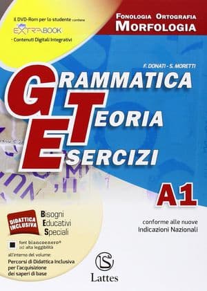 Copertina Grammatica Teoria Esercizi Vol.A1 (Con Cd E Pr.Ingr.)+A2+B+C Online+D Online