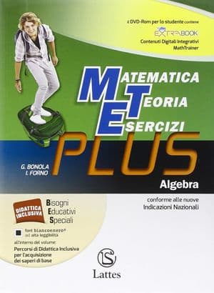 Copertina Matematica Teoria Esercizi Plus