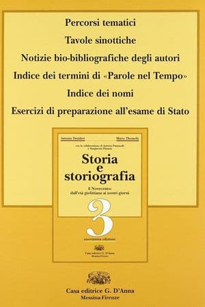 Copertina Storia E Storiografia