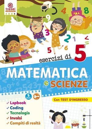 Copertina Esercizi Di Matematica E Scienze 5