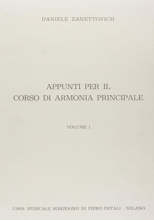 Copertina Appunti Per Il Corso Di Armonia Principale