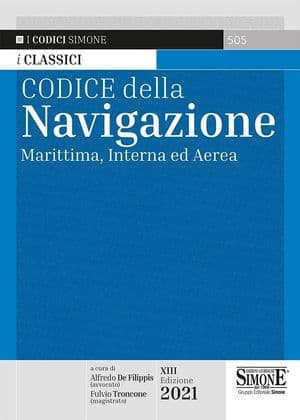 Copertina Codice Della Navigazione Marittima Ed Aerea