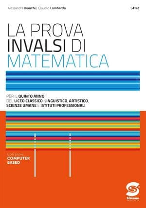 Copertina Prova Invalsi Di Matematica Per Il Quinto Anno Altri Licei E Professionali