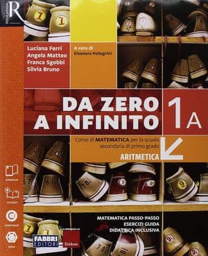 Copertina Da Zero A Infinito Classe 1 - Libro Misto Con Openbook