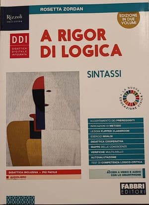 Copertina A Rigor Di Logica  Libro Misto Con Libro Digitale