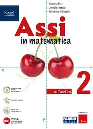 Copertina Assi In Matematica Aritmetica 2, Geometria 2, Quaderno Per Gli Esercizi 2