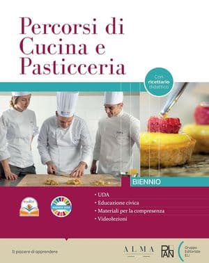 Copertina Percorsi Di Cucina E Pasticceria Biennio + Ricettario