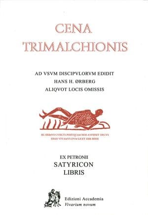 Copertina Cena Trimalchionis. Ex Petronii Satyricon Libris