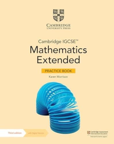 Cambridge Igcse Mathematics 3Rd Ed: Extended Pract Book (Dig+Licenza 2 Anni)