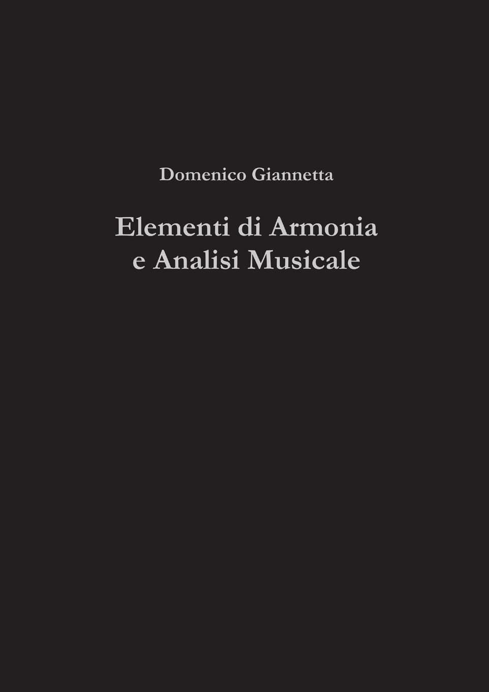 Elementi Di Armonia E Analisi Musicale