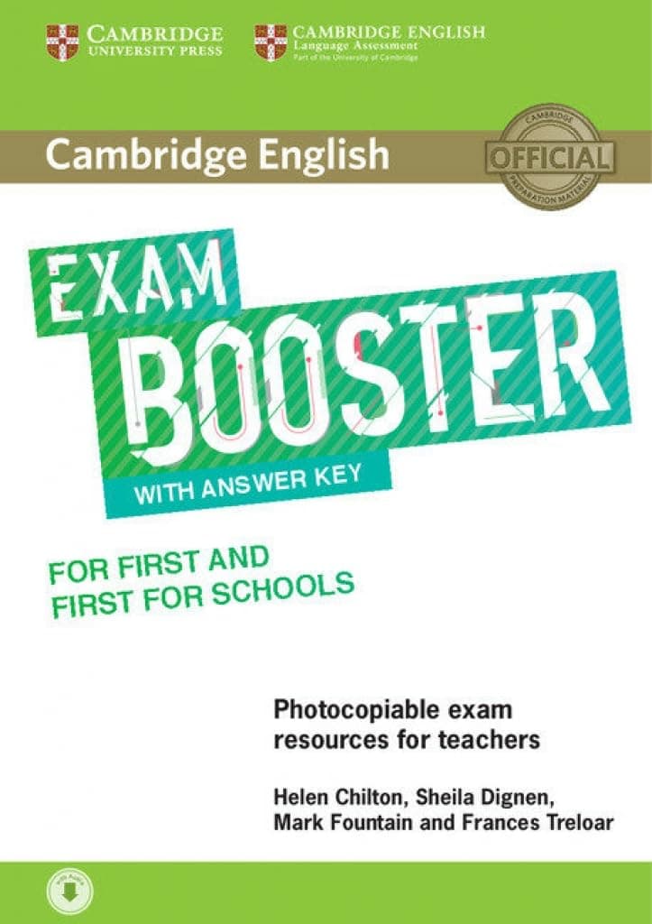 Cambridge English Exam Booster For First And First For Schools With Answer K