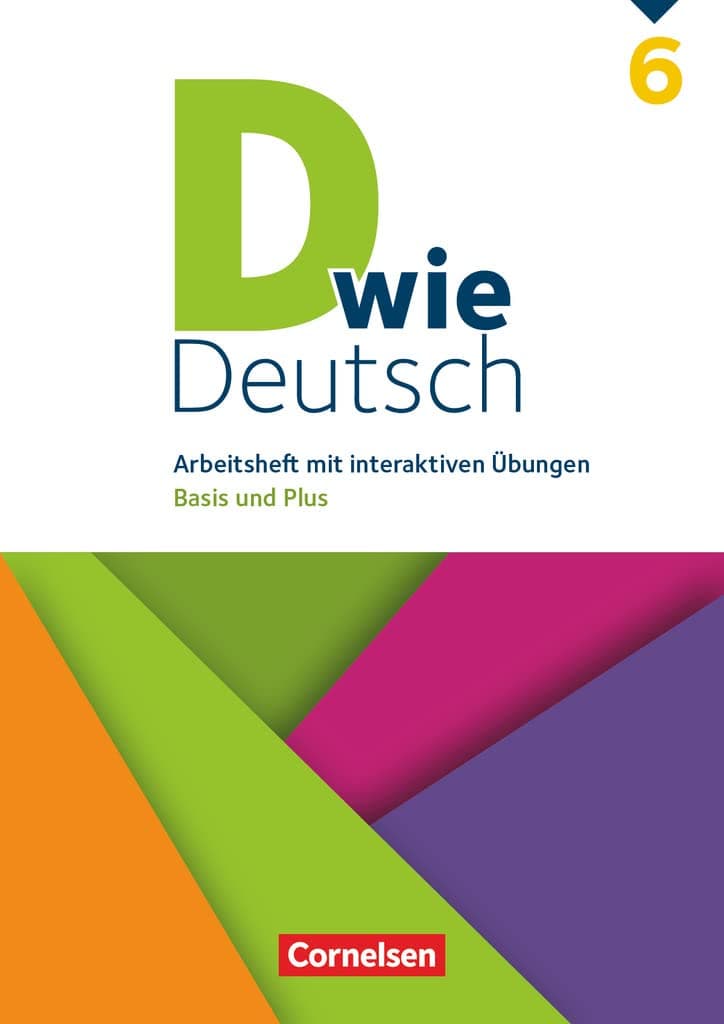 D Wie Deutsch Das Sprach- U. Lesebuch Arbeitsheft 6