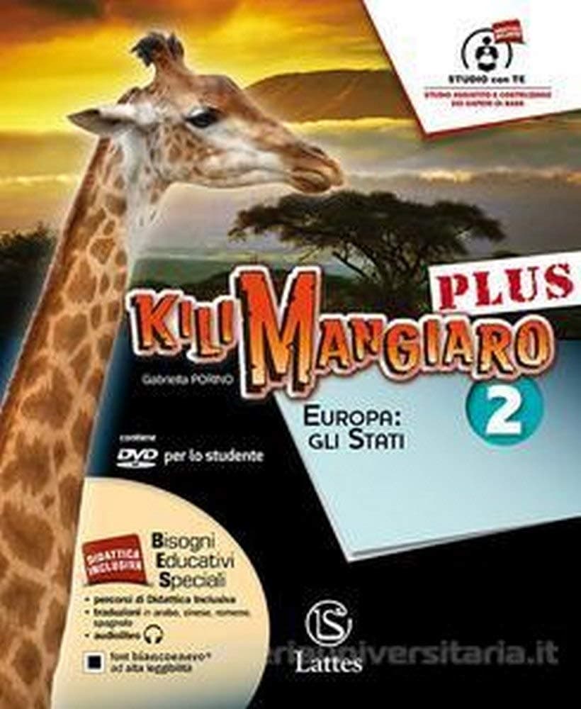 Kilimangiaro Plus Vol. 2 Con Dvd E Atlante 2+Tavola+Mi Prep. Int