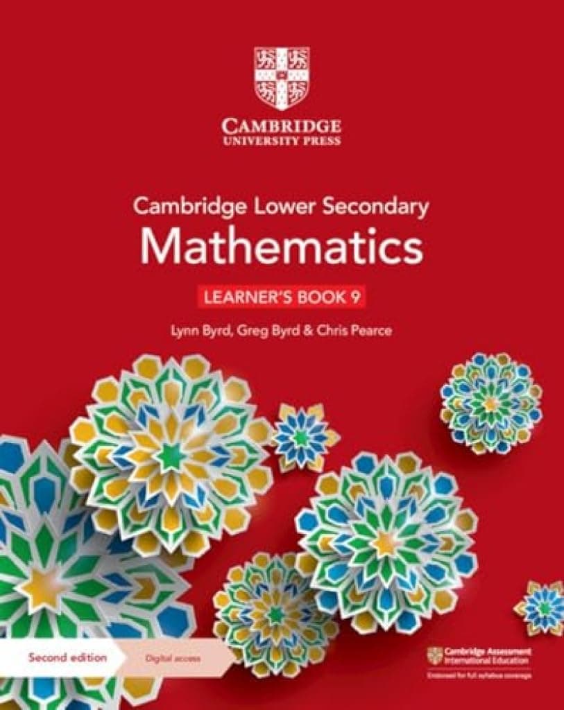 Cambridge Lower Secondary Mathematics 2Ed. 9 Learner'S Book+Digital Access