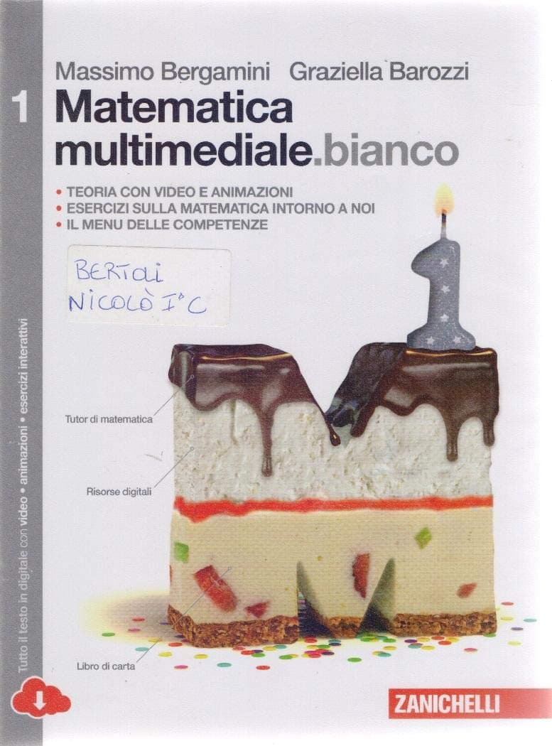 Matematica Mult  Bianco - Vol  1 Bianco   Multimediale (Ldm)