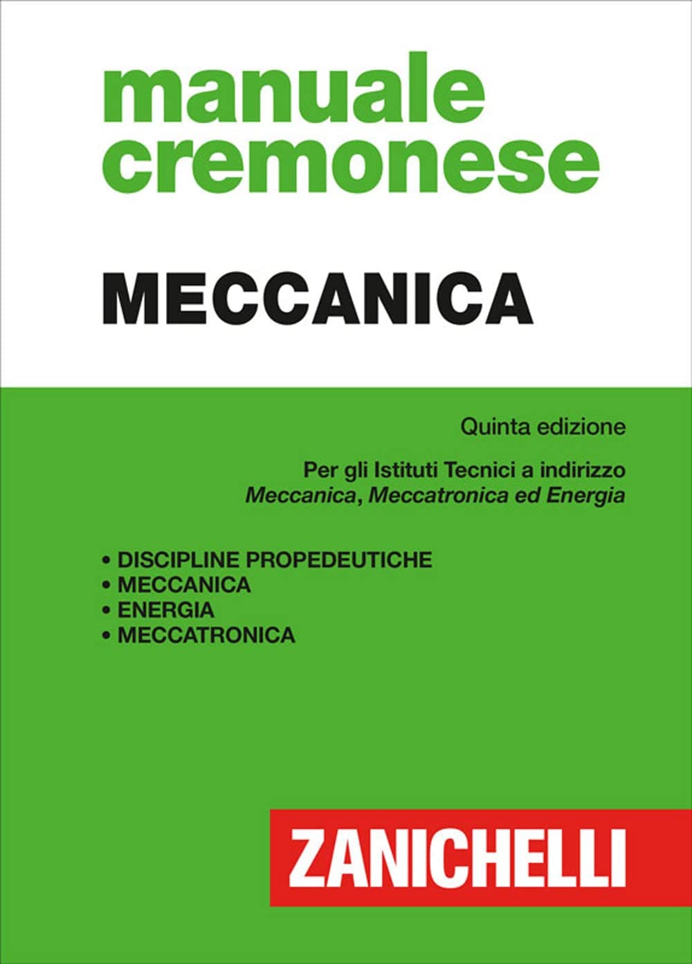 Manuale Cremonese Di Meccanica 5Ed.