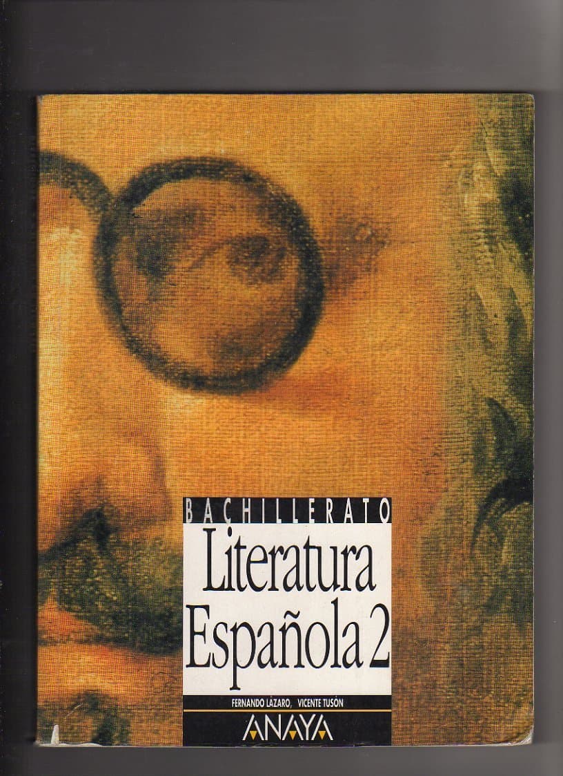 Literatura Espanola 2  Bachillerato