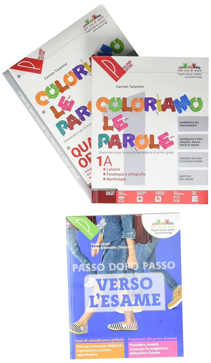 Coloriamo Le Parole 1A +  Quaderno Operativo + Verso L'Esame + Dvd