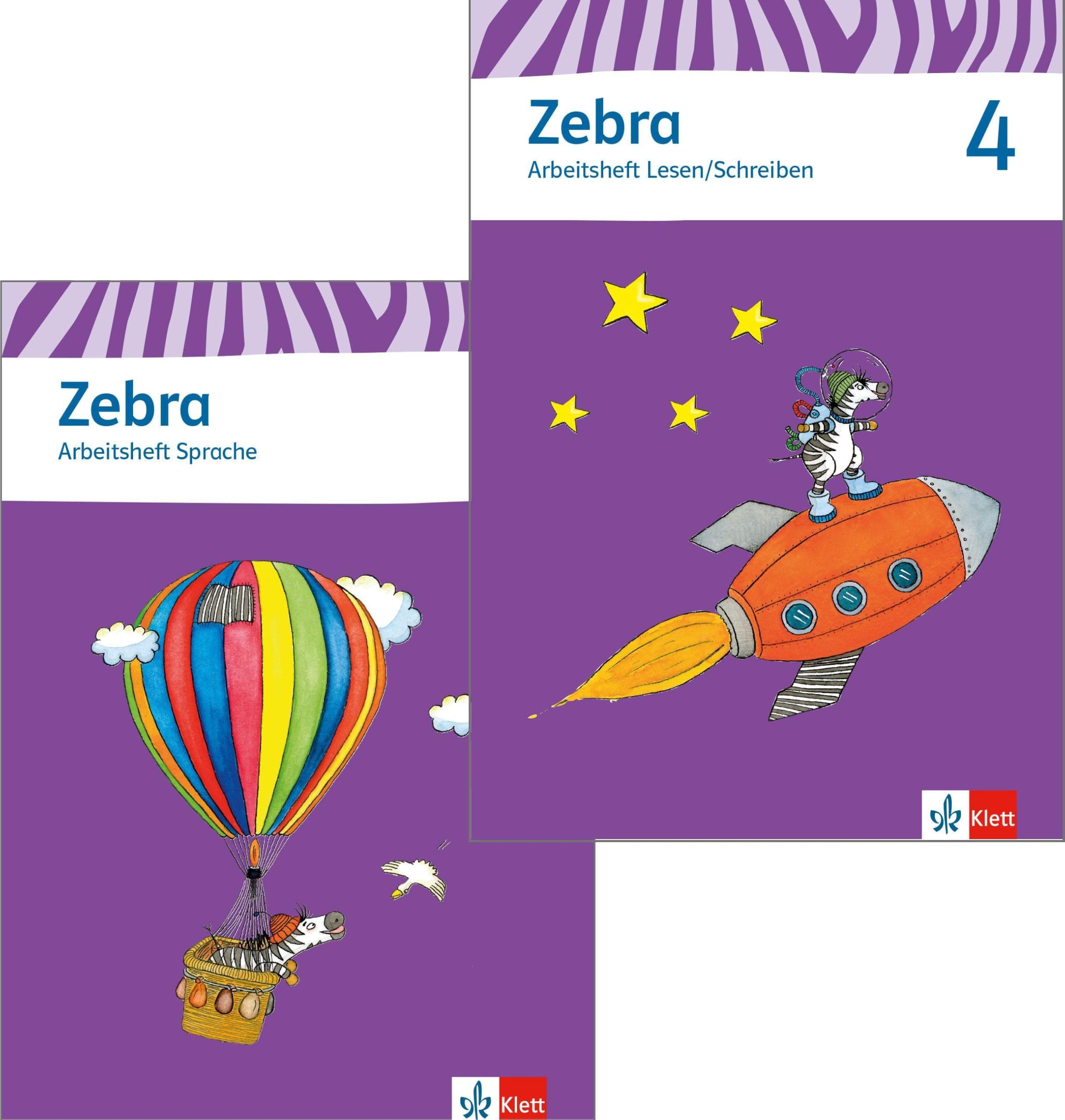 Zebra4 Arbeitscheft Sprache, Arbeitsheft Le-Sen/Schreiben