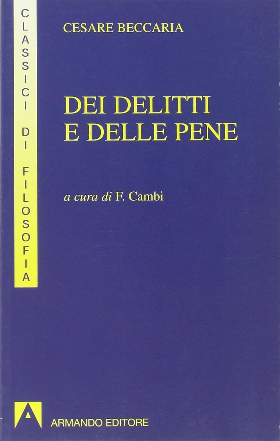 Dei Delitti E Delle Pene