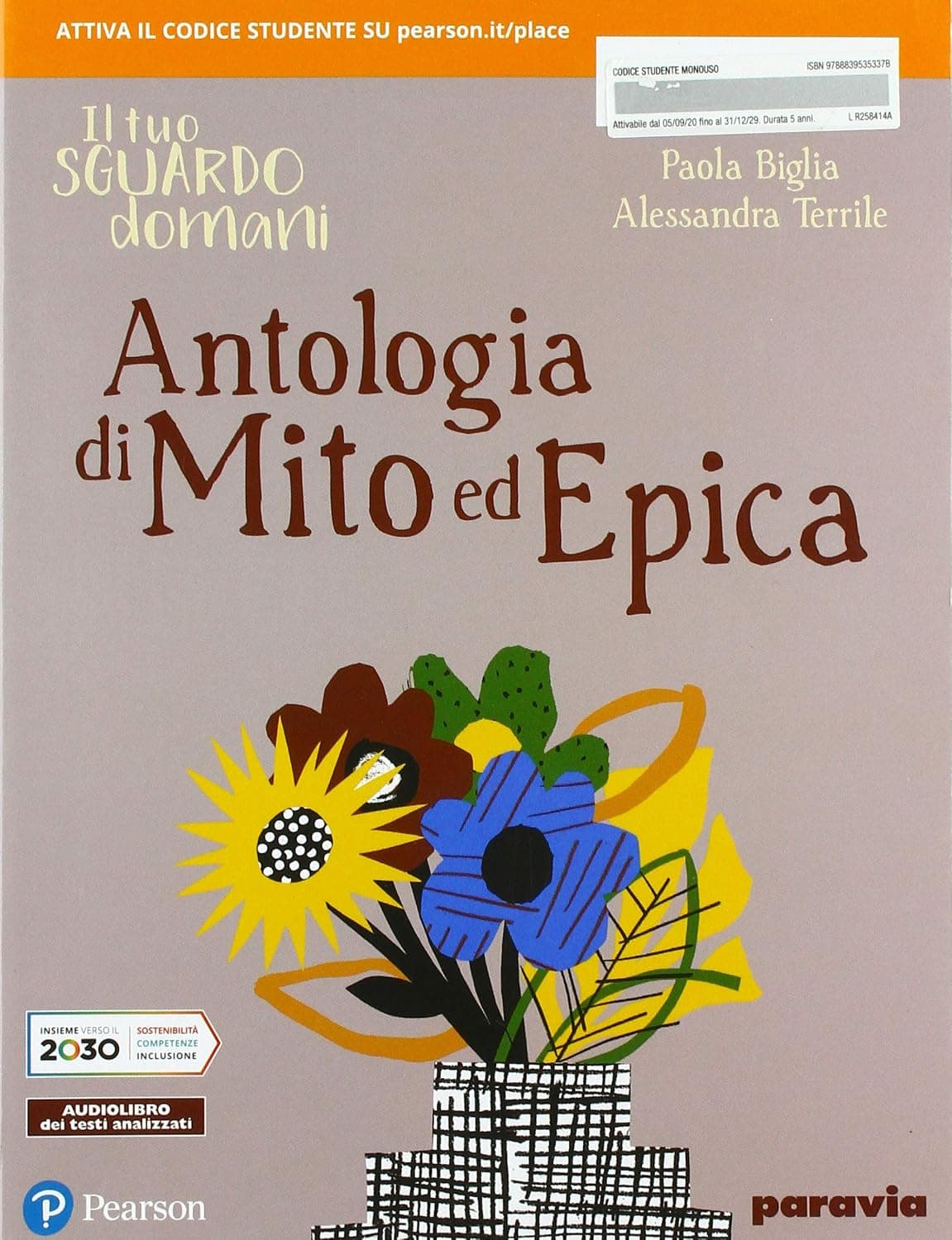 Tuo Sguardo Domani Antologia Di Mito Ed Epica (Il)