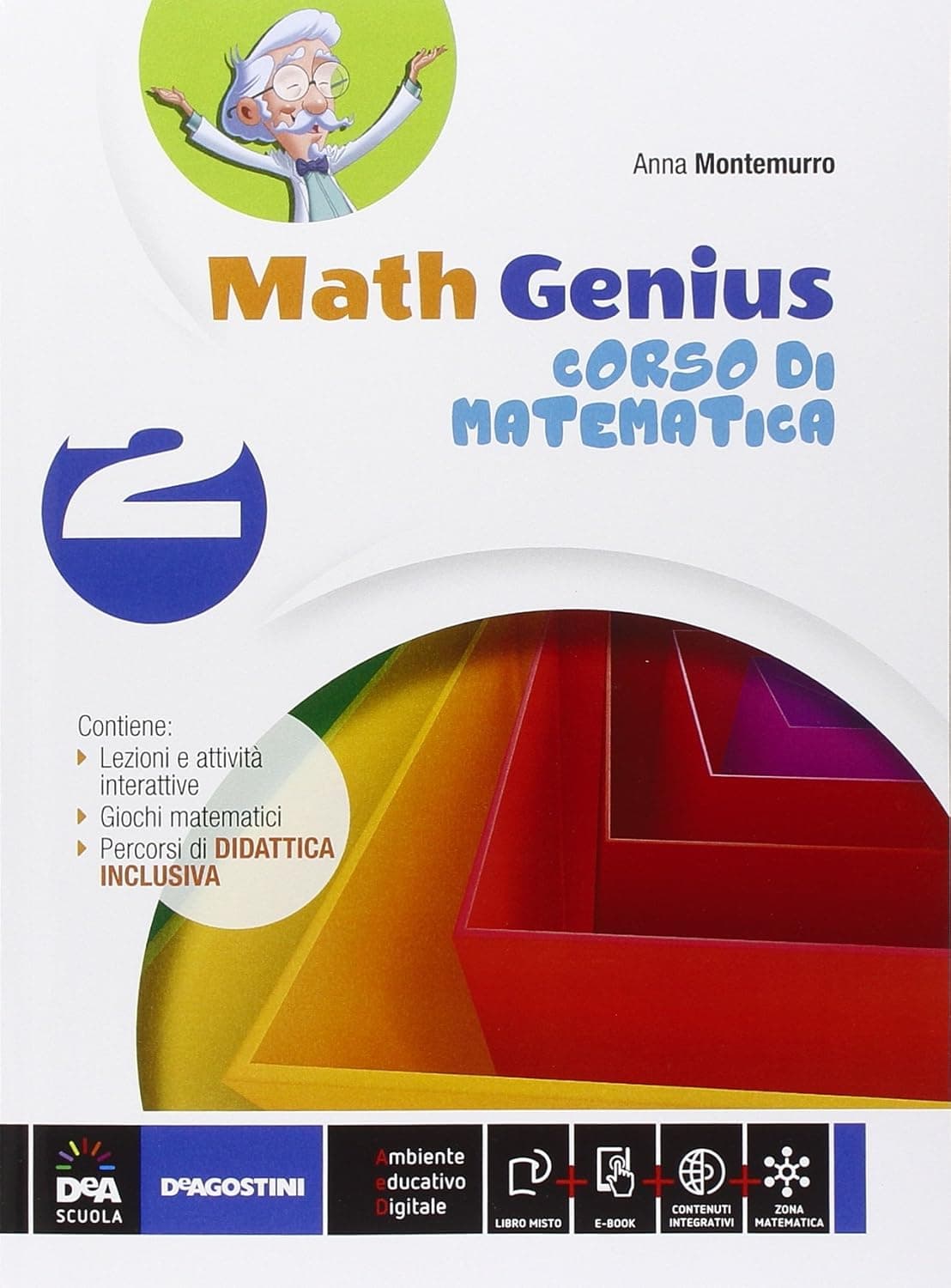 Math Genius    Volume 2 + Palestra Matematica 2 + Ebook (Anche Su Dvd)