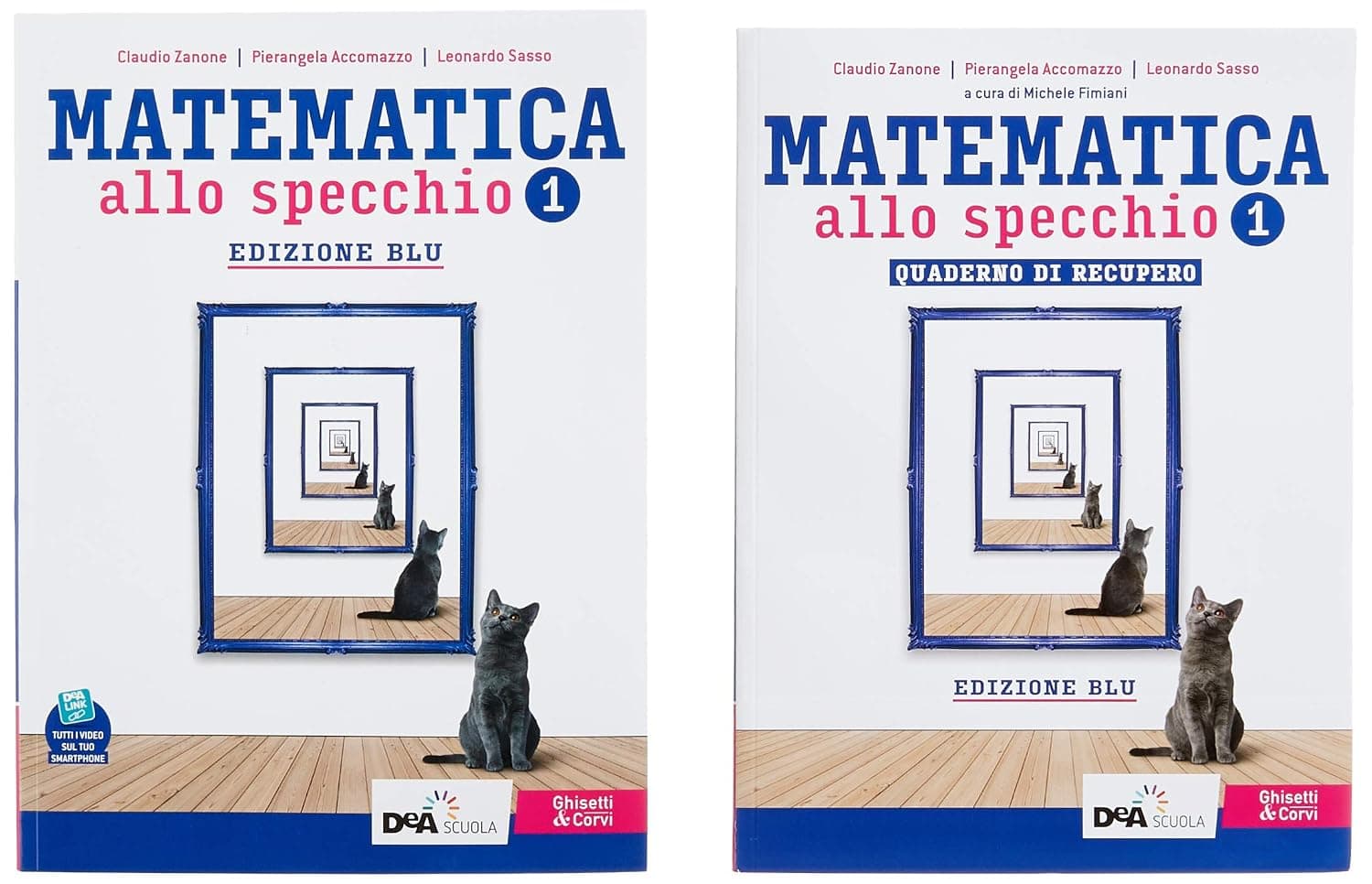 Matematica Allo Specchio -Edizione Blu -Vol 1 Anno+Quad Recupero 1 Anno+Ebook