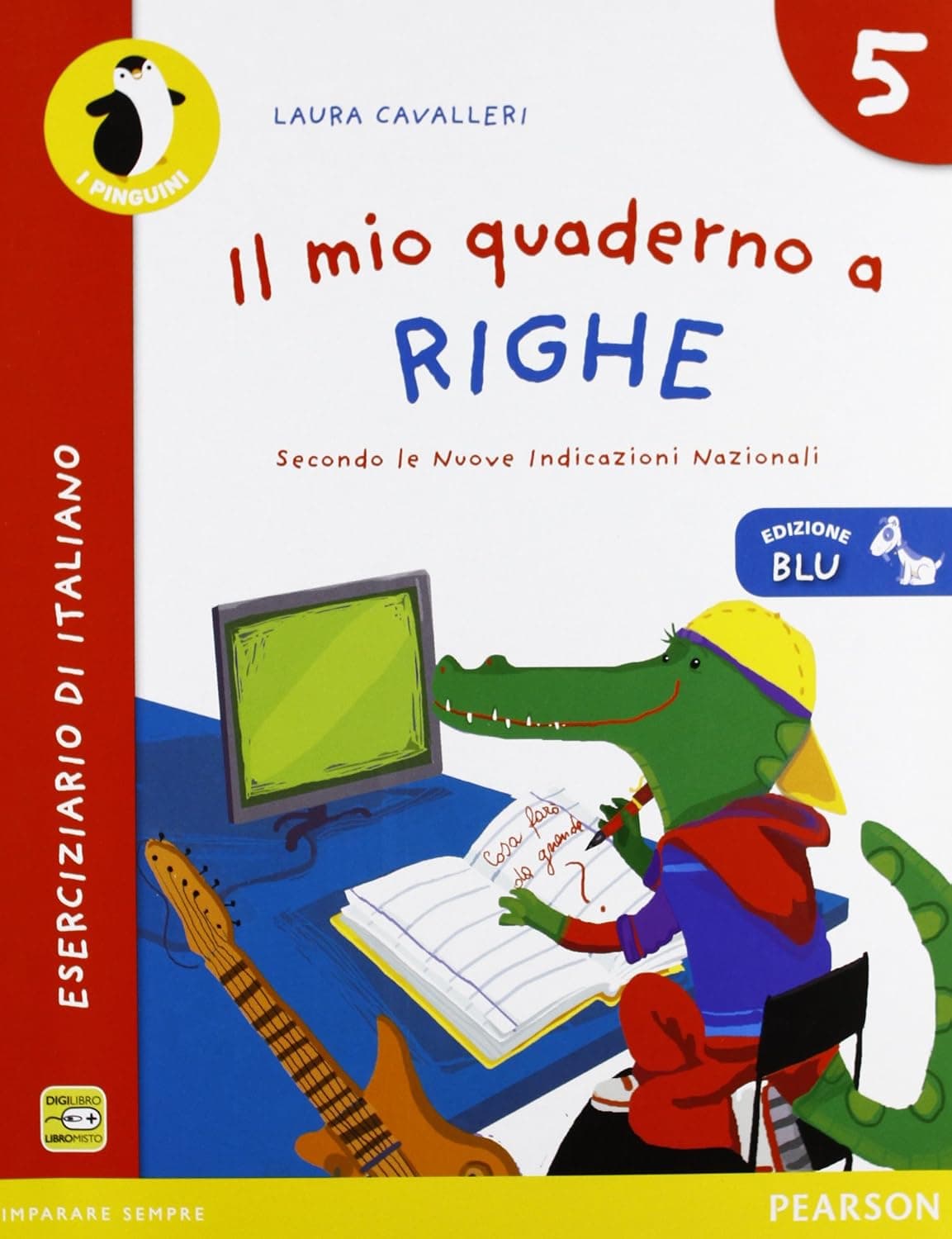 Mio Quaderno A Righe 5 Ed.Blu