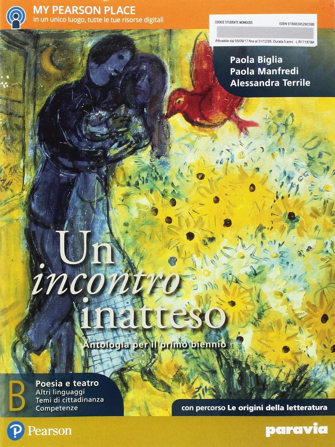 Un Incontro Inatteso B Con Percorso Le Origini Della Letteratura