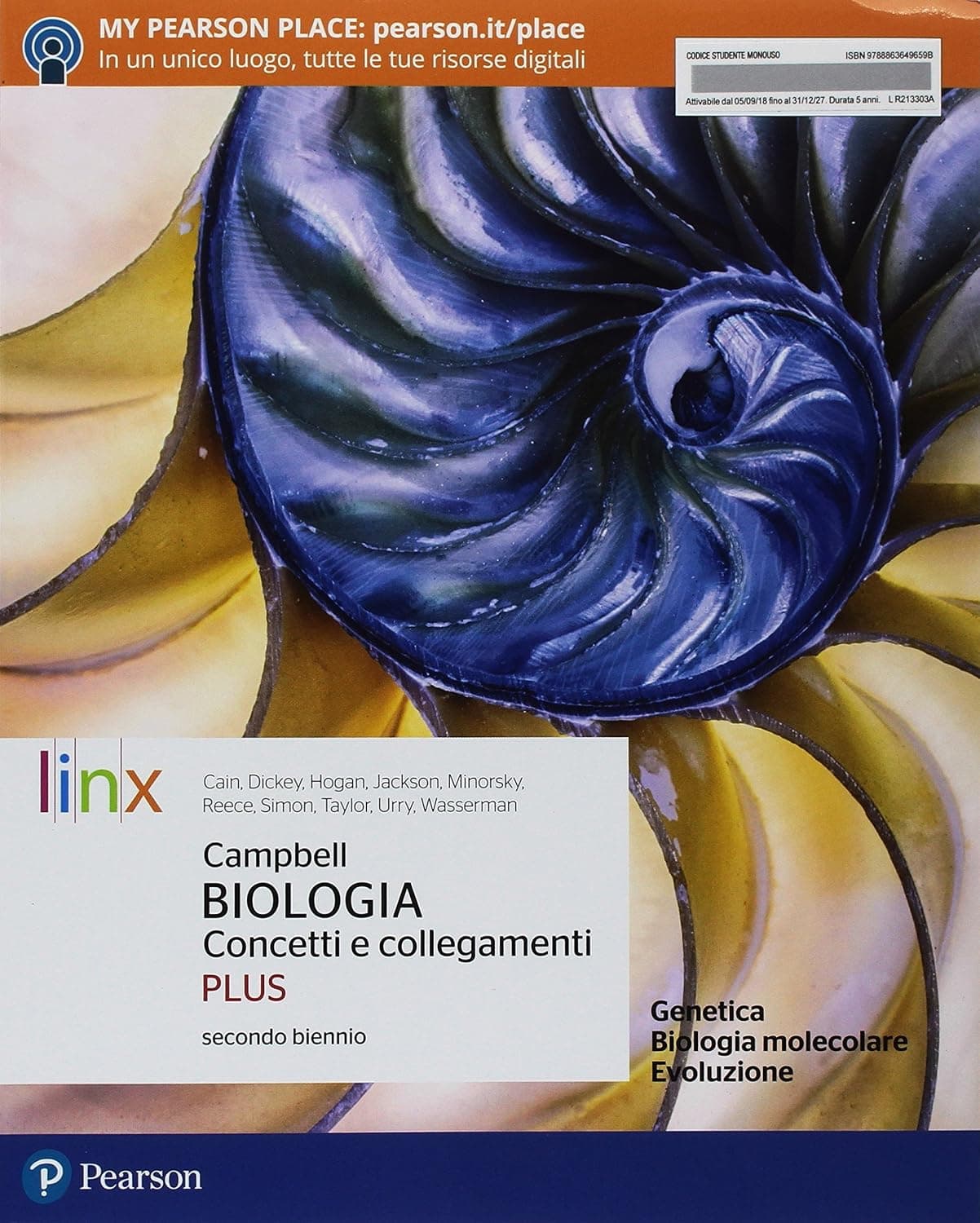 Campbell. Biologia. Concetti E Collegamenti Plus - Genetica, Biologia Molecol